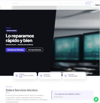 Plantilla de ejemplo: Servicio técnico