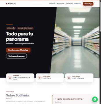 Plantilla de ejemplo: Botillería