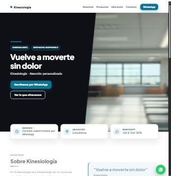 Plantilla de ejemplo: Kinesiología